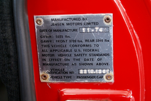 Used 1974 Jensen Interceptor III