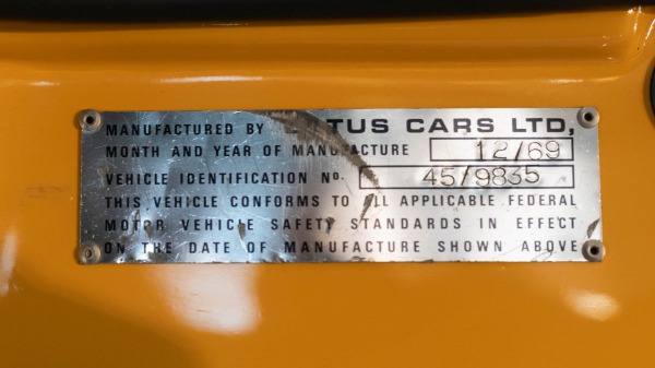 Used 1969 Lotus Elan Series 4