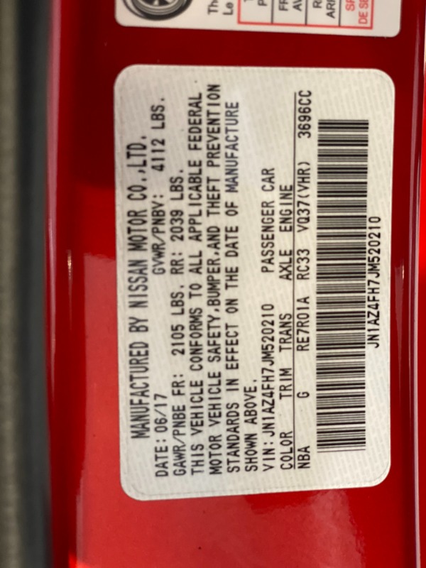 Used 2018 Nissan 370Z Roadster Touring