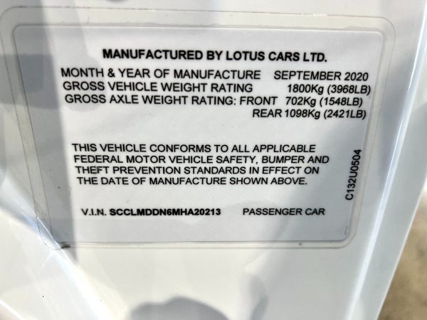 Used 2021 Lotus Evora GT