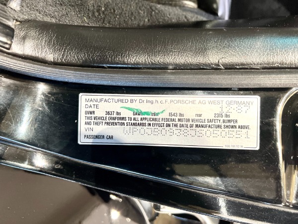 Used 1988 Porsche 911 Carrera Turbo Slant Nose
