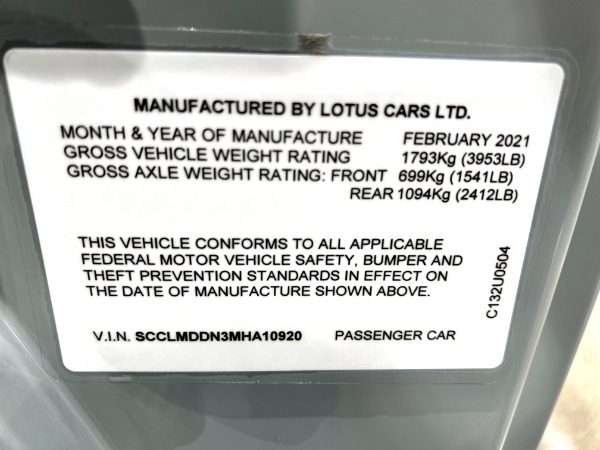 Used 2021 Lotus Evora GT GT