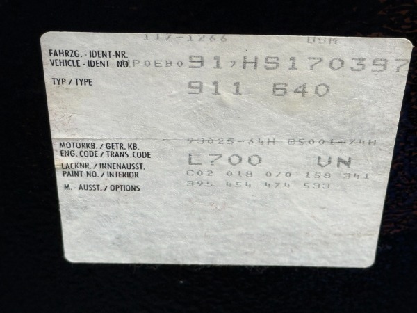 Used 1987 Porsche Carrera Cabriolet Carrera