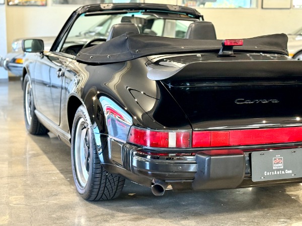 Used 1987 Porsche Carrera Cabriolet Carrera