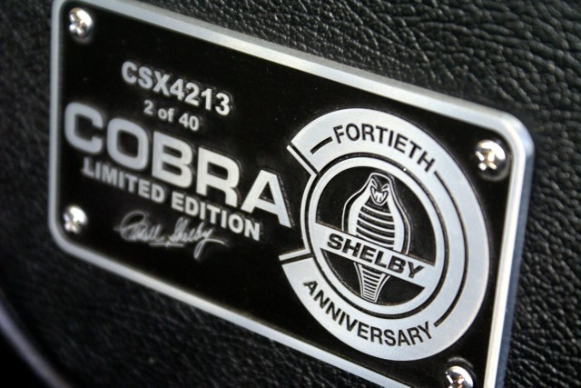 Used 2002 Shelby Cobra 40th Anniversary CSX 4213