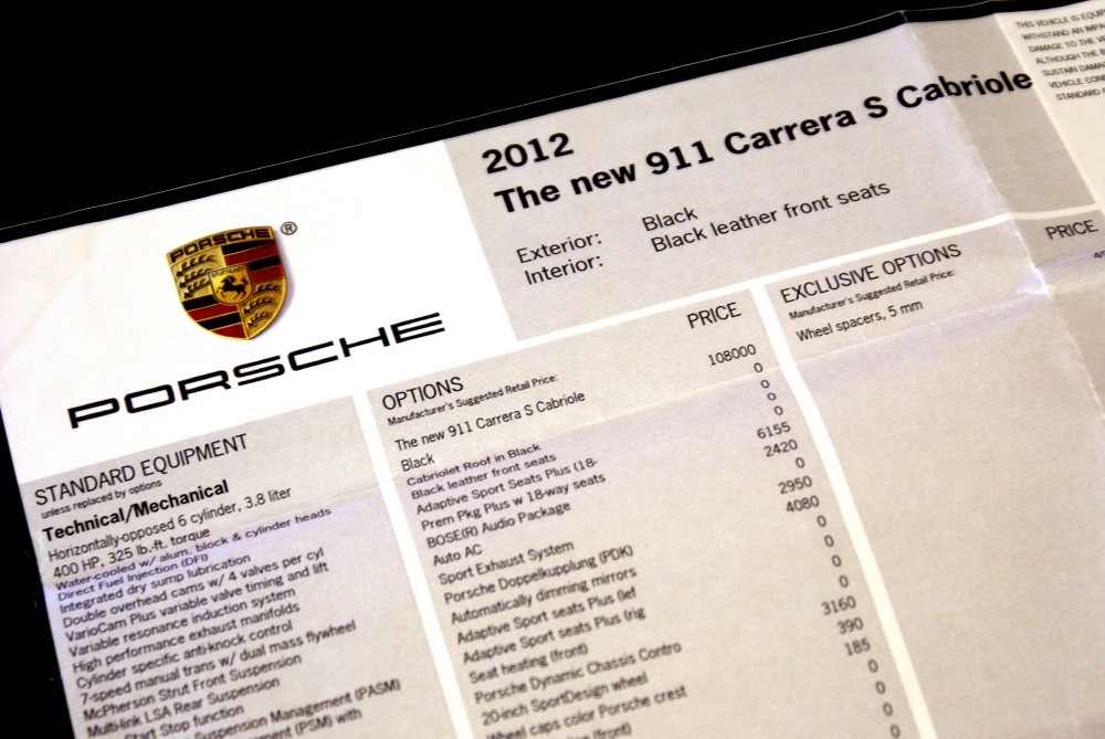 Used 2012 Porsche Carrera S Cabriolet